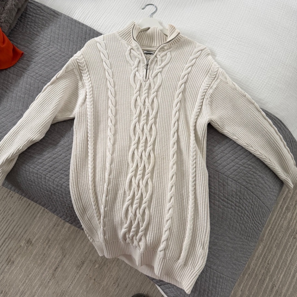 Sunday Best Demi Dress Cable Knit Sweater Dress - Picture 6 of 7